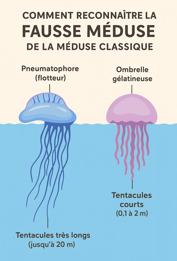 Fausse méduse Méditerranée : comment la reconnaître et s’en protéger