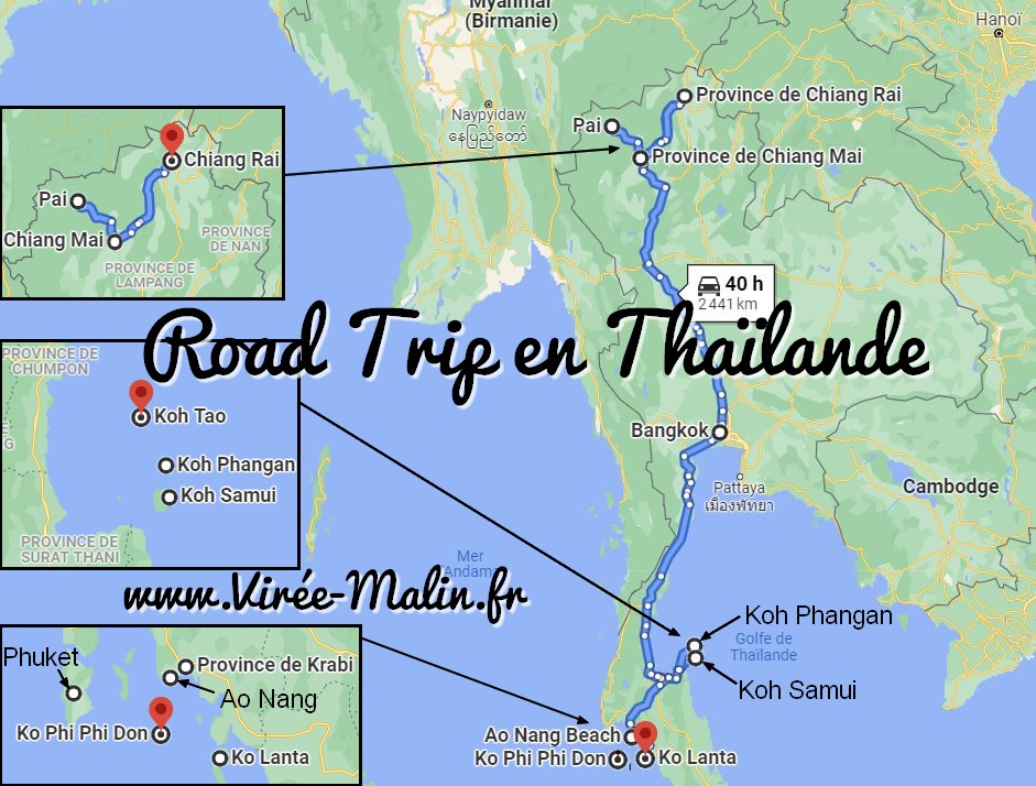 thailande voyage road trip