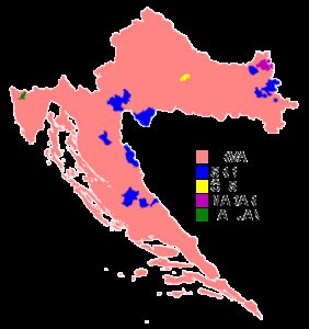 Langues parlées en Croatie