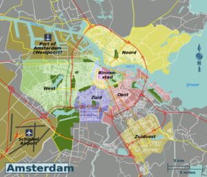 Amsterdam: meilleurs quartiers pour habiter et quartiers à éviter