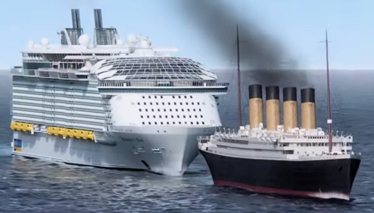 Comparaison du Titanic et des bateaux de croisière modernes - Live Love