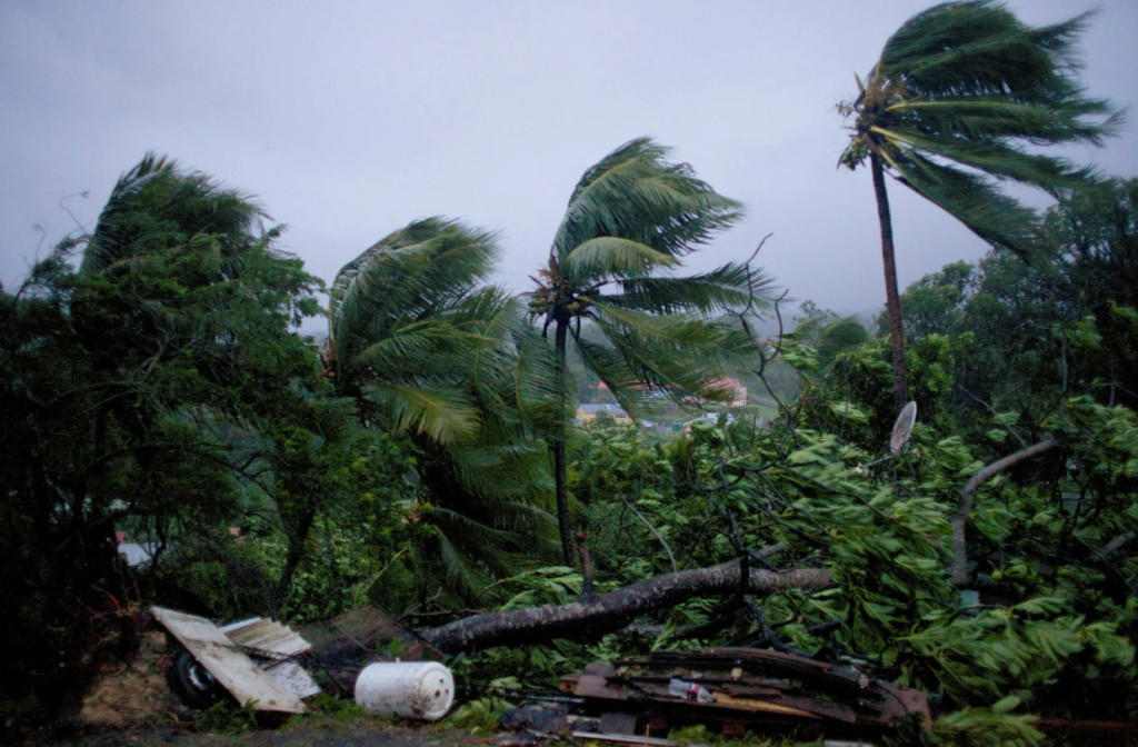 Cyclone en Martinique