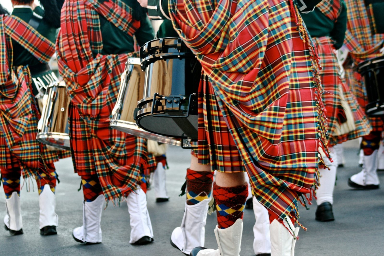 Kilt écossais Pour Homme à Motif Tartan - Style Gothique Punk, Jupe Longueur Genou Ajustable